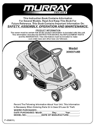 Before you know it, you may find yourself on an indiana jones treasure hunt. Murray 309007x8b Instruction Book Pdf Download Manualslib