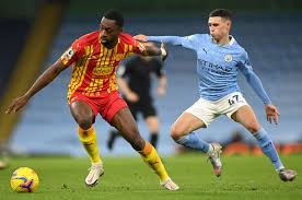 The baggies were on course to join manchester united on nine points at the top of the premier league after salomón rondón (west bromwich albion) right footed shot from the centre of the box misses to the right. Manchester City 1 West Brom 1 Report Express Star