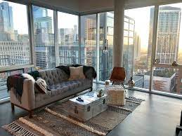 We did not find results for: Modern Living Room With Floor To Ceiling Windows Hardwood Floors Concrete Ceilings Grey Suede Couch S City Apartment Decor Condo Interior Chicago Apartment