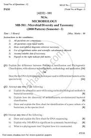 Microbial Diversity And Taxonomy 2012 2013 M Sc Microbiology