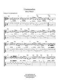 Baris Manco Unutamadim Gitar Nota Tab Gitaregitim Net Notalara Dokulmus Muzik Gitar Baris