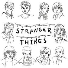 Download or print the best unique collection of characters from your favorite series. Free Printable Stranger Things Coloring Pages