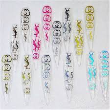 Nail decals can be applied to natural, acrylic, gel or any other artificial nail. Designer Inspired Nail Art Art Stickers 49 Stickers Per Sheet 2 Designs Styles 12 Colour Choices Smileys Glitter Store