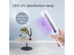 New Portable Uv Stick Disinfection Lamp Uvc Led Sterilizer Uv Light Sanitizer Wand Disinfection Germicidal For Phone Mask Kill Virus Newegg Com