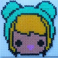 Diy Une Petite Fille Kawaii En Perles A Repasser Dans Le Petit Monde De Melle Bidouille Fille Kawaii Kawaii Perles A Repasser