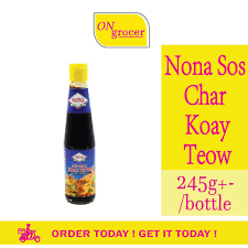1 kg udang (ambil kulit & kepala untuk buat pati) 2 senduk kicap manis. B0224 Nona Sos Char Koay Teow 245g Bottle