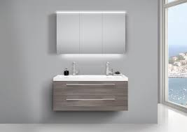 Badezimmer spiegelschrank siliguri 31 farbe weiss glanzend 70 x 120 x 13 cm h x b x t. Doppelwaschtisch 120cm Und Led Spiegelschrank Design Badmobel Designbaeder Com