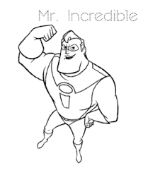 Planning a family day out to see the movie with your family, download these free printable. The Incredibles Coloring Pages Playing Learning