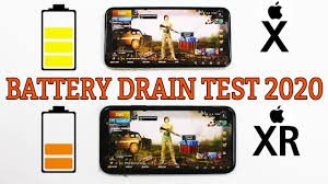 Iphone X Vs Iphone Xr Battery Life Test Iphone Ios 14 Battery Life Test 2020 Youtube