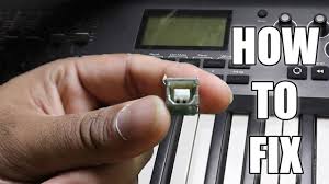 What would the name of the (usually) black part of a usb be called which separates the pins inside of a usb port called? How To Repair A Faulty Midi Keyboard S Usb B 2 0 Connector Youtube