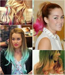 Purple for brown hair coloring conditioner. Trends Dip Dye Hair Yay Or Nay