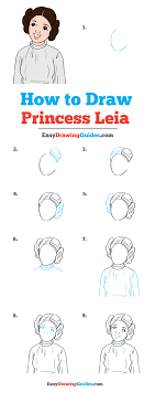 How To Draw Princess Leia Step By Step Learn How To Draw We do the cartoon versions to make these lessons easier for younger artists, but this is still fun for the older ones too. learn how to draw blogger
