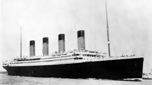 the titanic sank