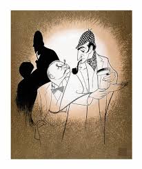 Hand Signed Al Hirschfeld The Game S Afoot Sherlock Holmes Dr Watson Limited Edition Lithograph At Amazon S Enter Sherlock Art Sherlock Holmes Caricature