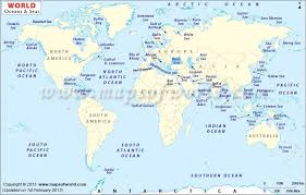 World Ocean Map Oceans Of The World World Map Continents Continents And Oceans