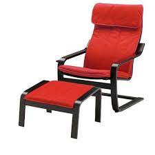 Please note, this is an item that may be especially difficult to move and/or. Ikea Poang Black Brown Armchair And Footstool Set With Alme Med Red Covers A103 Ikea Modern Ikea Living Room Chairs Ikea Poang Chair At Home Furniture Store