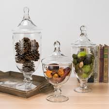Buy high grade decorative glass containers, apothecary jars and mason jar from tableclothsfactory at discounted rates. Glass Apothecary Jar Candy Buffet Set 9 5 X6 13 5 X5 5 16 5 X6 5 Combo Set Contemporary Decorative Jars And Urns By Cys Excel Inc Houzz