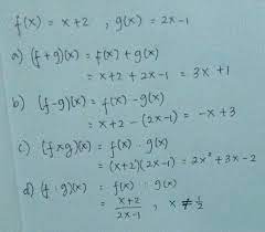 Nilai dari komposisi fungsi (g o Diketahui F X X 2 Dan G X 2x 1 Untuk X R Tentukan Fungsi Fungsi Berikut A F G X Brainly Co Id