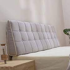 support pillow double sofa bed cushion covers headboard cushion wall pillow linen fabric lumbar pad bed backrest headboard cover bed backrest cushion headboard
