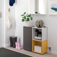 Rugs, bedding & curtains (103). Eket Cabinet Combination With Feet Dark Grey Light Grey Golden Brown Ikea