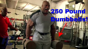 ronnie coleman 250 lb dumbbell shoulder workout 1080 hd relentless