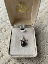 lavender freshwater pearl pendant