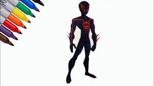 3771 spiderman free clipart 28 from spider man 2099 coloring pages. Spider Man 2099 Kid Version Coloring Pages Sailany Coloring Kids Youtube