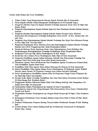 Upaya peningkatan prestasi belajar pendidikan kewarganegaraan melalui kreativitas guru dalam pembelajaran dengan metode. Contoh Judul Tesis