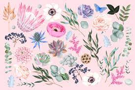 Patterns With Protea Pattern Art Wallpaper Seamless Patterns