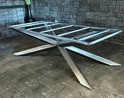 Metal Table Base Dining Room Table Bespoke Table Base Etsy Metal Table Metal Table Base Dining Table Bases