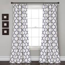 Black And White Pattern Curtains The Curated Nomad Bernardino Room Darkening Curtain Panel Pair Room Darkening Panel Curtains Living Room Decor Curtains