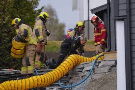 Levanger, Ulykker og hendelser | Rask inngripen av huseier hindret større brann