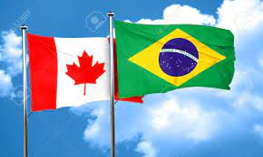 Explore air canada flights from canada to brazil starting at. Canada Flag With Brazil Flag 3d Rendering Stock Photo Picture And Royalty Free Image Image 58231163