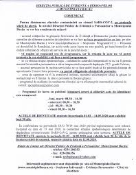 Cărți De Identitate Municipiul Bacău