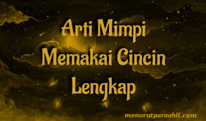 Arti mimpi dipakaikan cincin dijari oleh seseorang bilamana seseorang mengalami mimpi tersebut, ini sebuah mimpi yang kurang bagus bagi yang mengalaminya, sebab primbon mengisyaratkan orang tersebut akan terseret masuk dalam pusaran konflik yang penyebabnya orang lain. Arti Mimpi Memakai Cincin Putih Archives Menurut Para Ahli