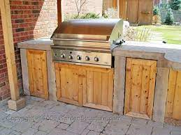 This post contains affiliate links which may earn me commissions should you click through them and take certain actions. Stone Bbq In Outdoor Kitchen Area Outdoor Kitchen Cabinets Diy Outdoor Kitchen Outdoor Kitchen Countertops