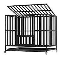 Customized Classic Style Metal Dog Kennel Escape-Proof Pet Fence for Small  Cats and Puppies Solid Square Pipe Box Packing