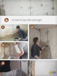Schnellputzprofile Anbringen Anleitung Diybook Schnell Putzen Selbstgebautes Zelt Wand Verputzen