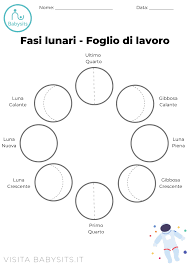 Anche se si tratta di un mistero difficile da capirsi anche per i grandi, ci si stupirà della capacità dei piccoli e piccolissimi di penetrare nel mistero e accettarlo senza colui che ha fatto la luna e le stelle per dominare la notte Fasi Lunari Da Colorare Lavoretti Manuali Per Bambini