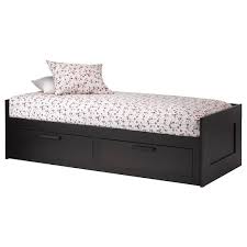 Brimnes Lit Banquette 2 Places Structure Noir 80x200 Cm Ikea Lit Gigogne Brimnes Banquette Lit Ikea