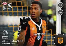 Kariyer sayfasında abel mathías hernández platero isimli futbolcunun sezon bazında takımının yer almış olduğu turnuvalardaki maç, gol, asist, sarı kart, kırmızı kart, oyuna girme, oyundan alınma. 2016 17 Topps Now Premier League 35 Abel Hernandez Beckett News