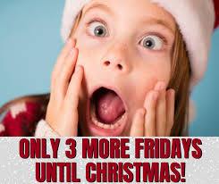 How many more fridays until christmas. Facebook