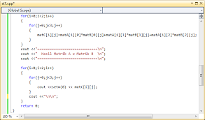 Jadi jika matriks berordo m n. Program Perkalian Matrik Ordo 2 3 Dengan C Mhd Iqbal