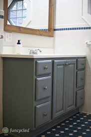 Brewster Gray Bathroom Vanity Makeover Funcycled