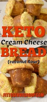 If You Ve Been Missing Bread While Doing Keto This Keto Cream Cheese Bread Recipe Will Have You Enjoying Bre In 2020 Cream Cheese Bread Keto Friendly Bread Keto Cream