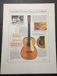 Stella Leadbelly Art Print 1997 By Artist Mac McGann