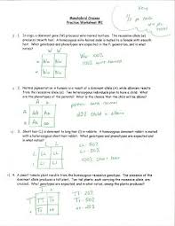 In addition to it is not directly done, you could undertake even more with reference to this life, roughly speaking the world. 30 Monohybrid Crosses Practice Worksheet Answer Key Worksheet Project List