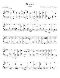 Timeless Sheet Music For Piano Download Free In Pdf Or Midi Sheet Music Piano Sheet Music Piano Tutorials