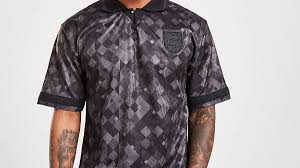 England 1982 world cup finals shirt. Score Draw England 90 Black Out Retro Jersey Black The Sole Supplier