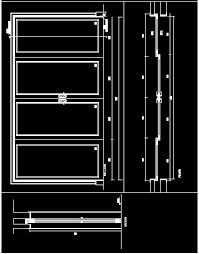 Aps program in lightweight construction permit submission format, with the top sliding door and window of a new generation of top apartment, and all the notes and the required elements for shelter. Sliding Door Dwg Detail For Autocad Designs Cad